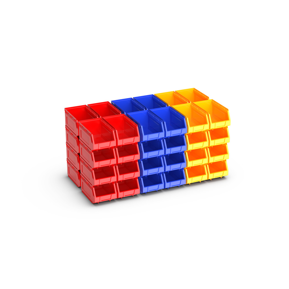 02510076 - Assortiment Bacs a Bec 48xN°3