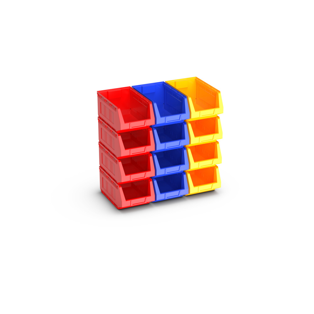 02510077 - Assortiment Bacs a Bec 12xN°4