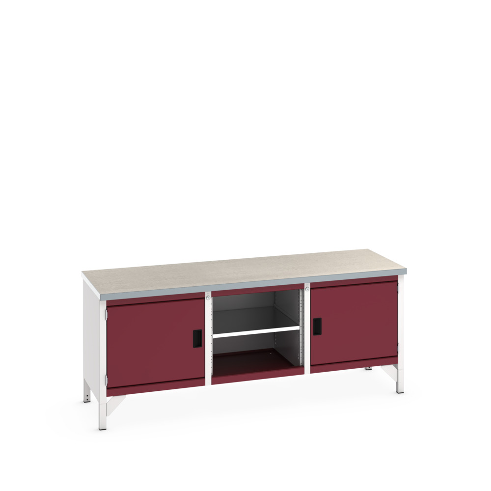 41002051.24V - Etabli Monobloc KW Cubio 2078-3.1 Lino