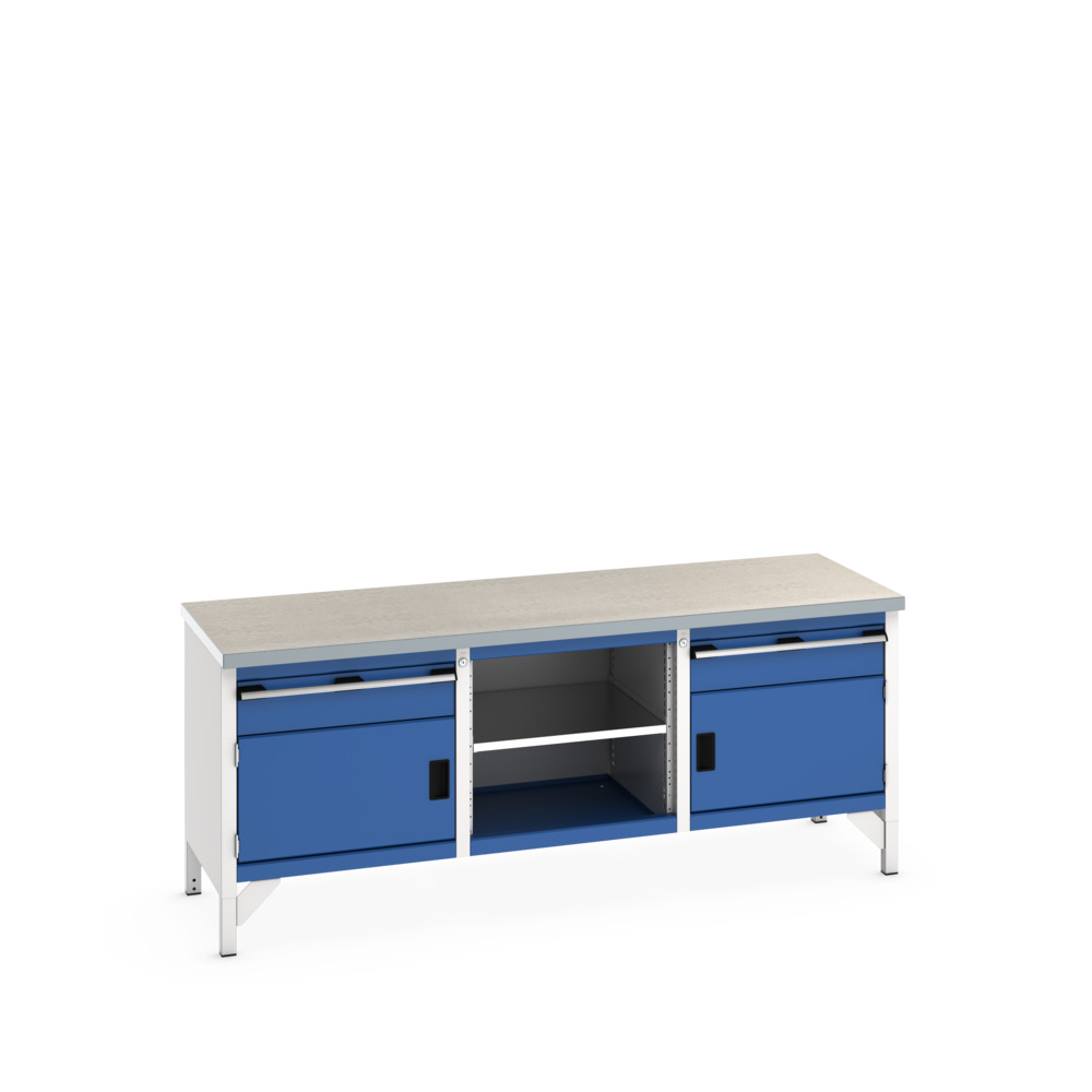 41002054.11V - Etabli Monobloc KW Cubio 2078-3.2 Lino