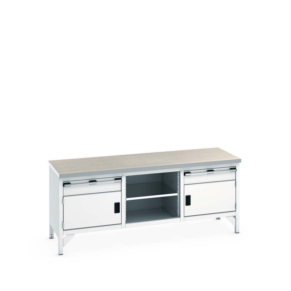 41002054.16V - Etabli Monobloc KW Cubio 2078-3.2 Lino
