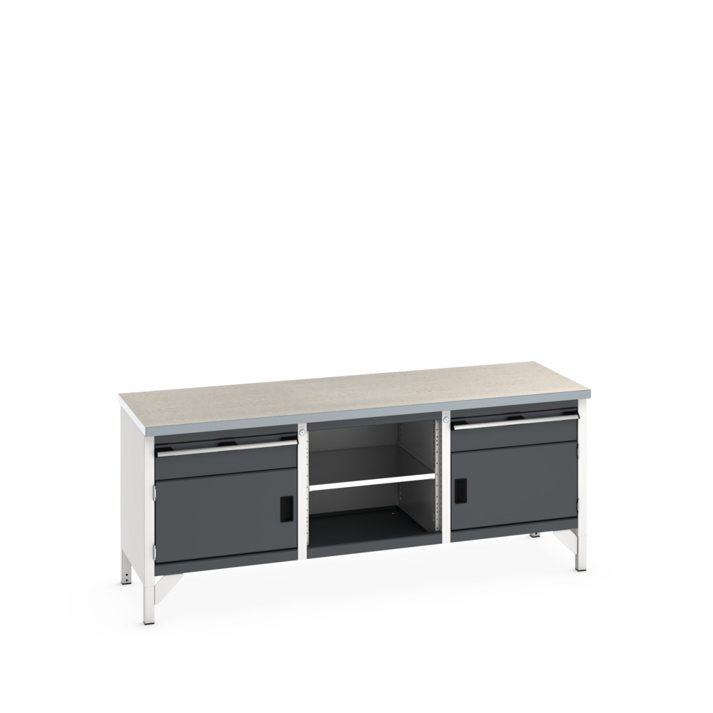41002054.19V - Etabli Monobloc KW Cubio 2078-3.2 Lino