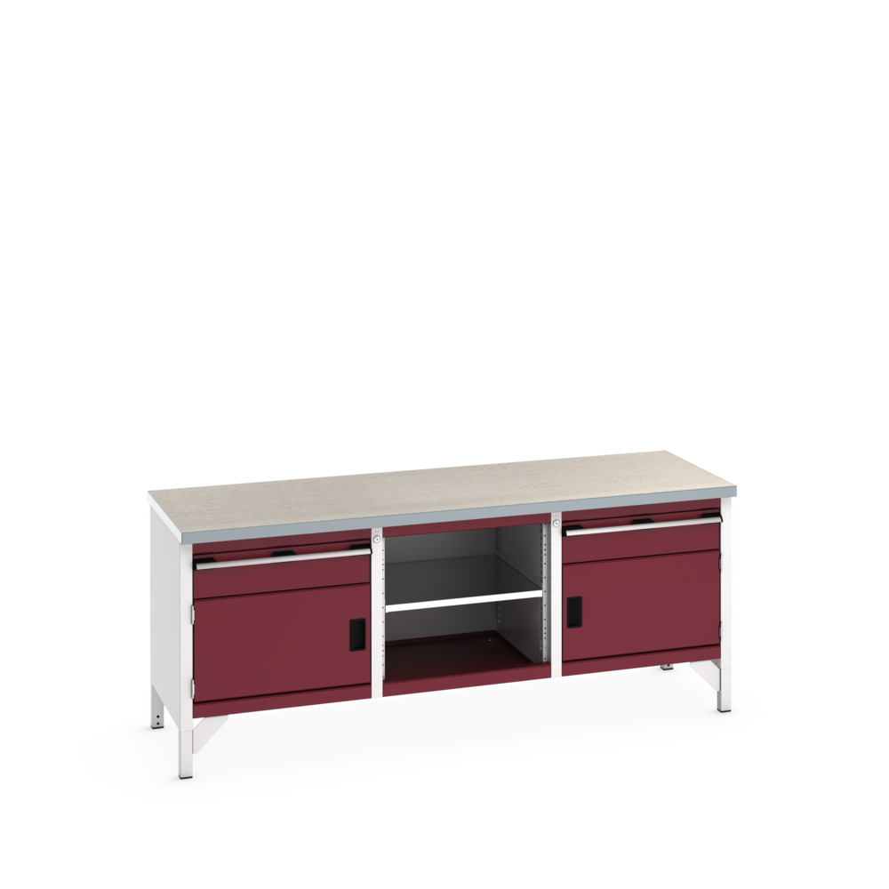 41002054.24V - Etabli Monobloc KW Cubio 2078-3.2 Lino