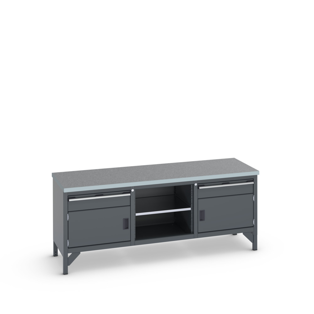 41002054.77V - Etabli Monobloc KW Cubio 2078-3.2 Lino