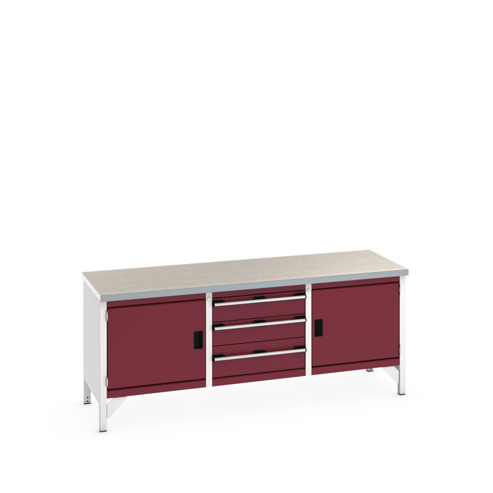 41002057.24V - Etabli Monobloc KW Cubio 2078-3.3 Lino