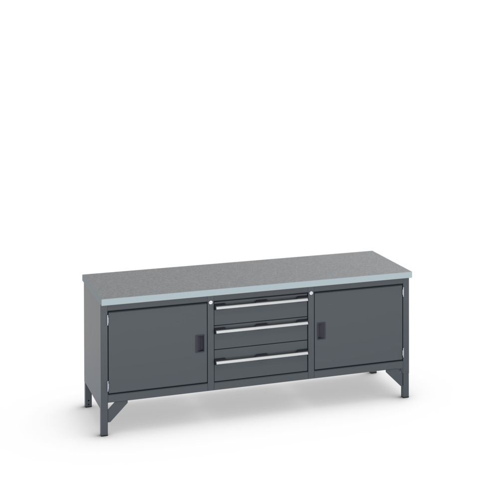 41002057.77V - Etabli Monobloc KW Cubio 2078-3.3 Lino