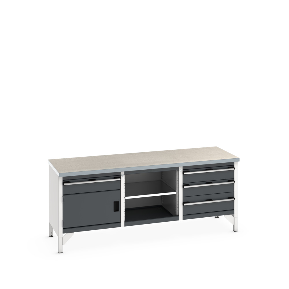 41002060.19V - Etabli Monobloc KW Cubio 2078-3.4 Lino
