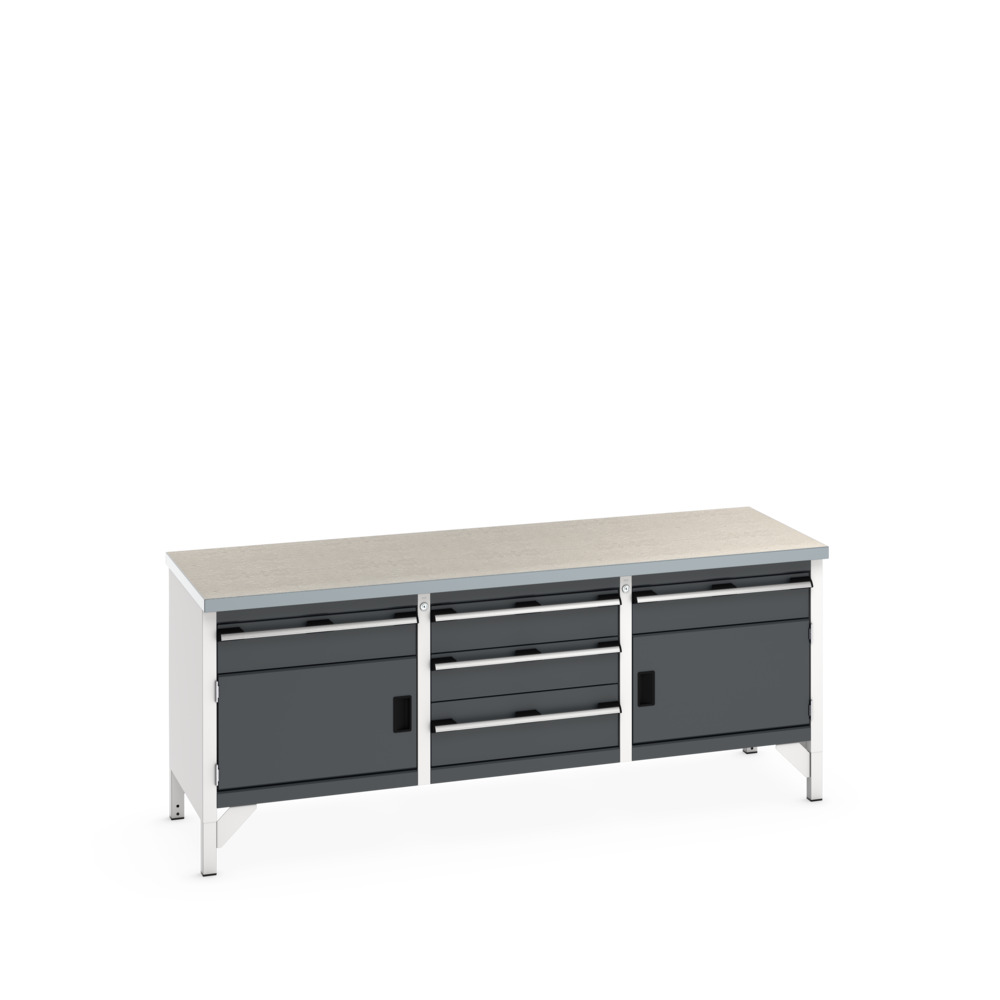 41002066.19V - Etabli Monobloc KW Cubio 2078-3.6 Lino