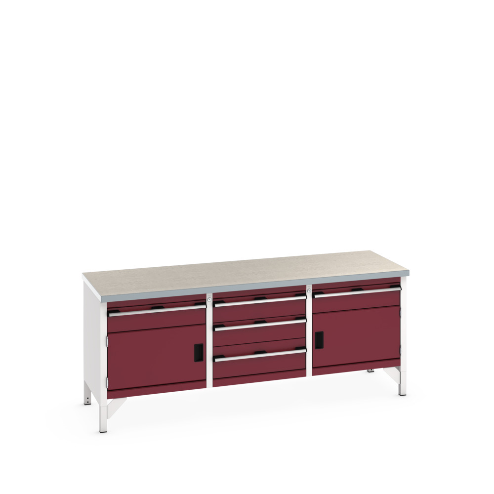 41002066.24V - Etabli Monobloc KW Cubio 2078-3.6 Lino