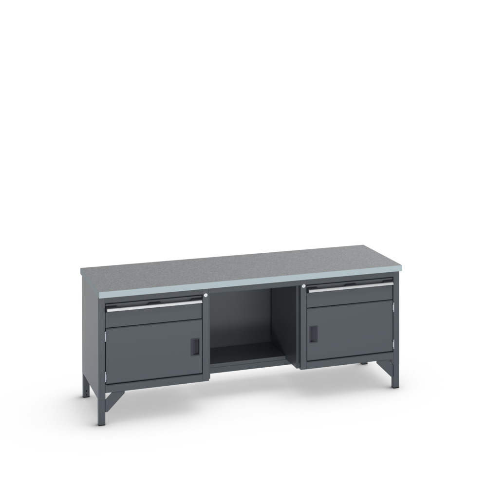 41002069.77V - Etabli Monobloc KW Cubio 2078-3.7 Lino