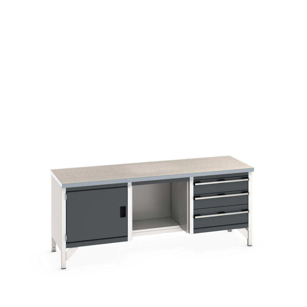 41002072. - Etabli Monobloc KW Cubio 2078-3.8 Lino