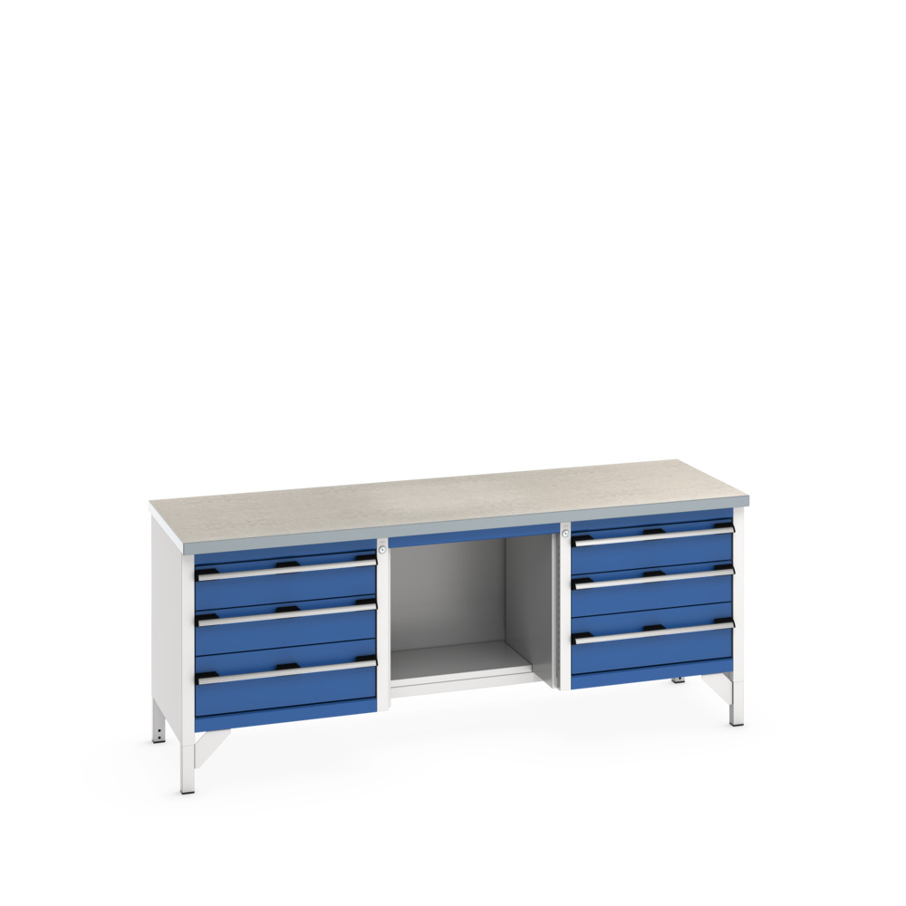 41002075.11V - Etabli Monobloc KW Cubio 2078-3.9 Lino
