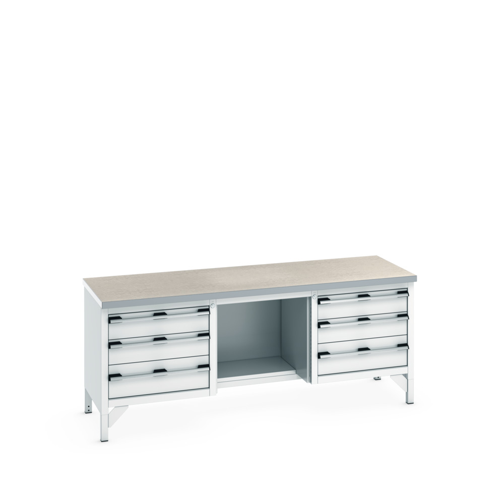 41002075.16V - Etabli Monobloc KW Cubio 2078-3.9 Lino
