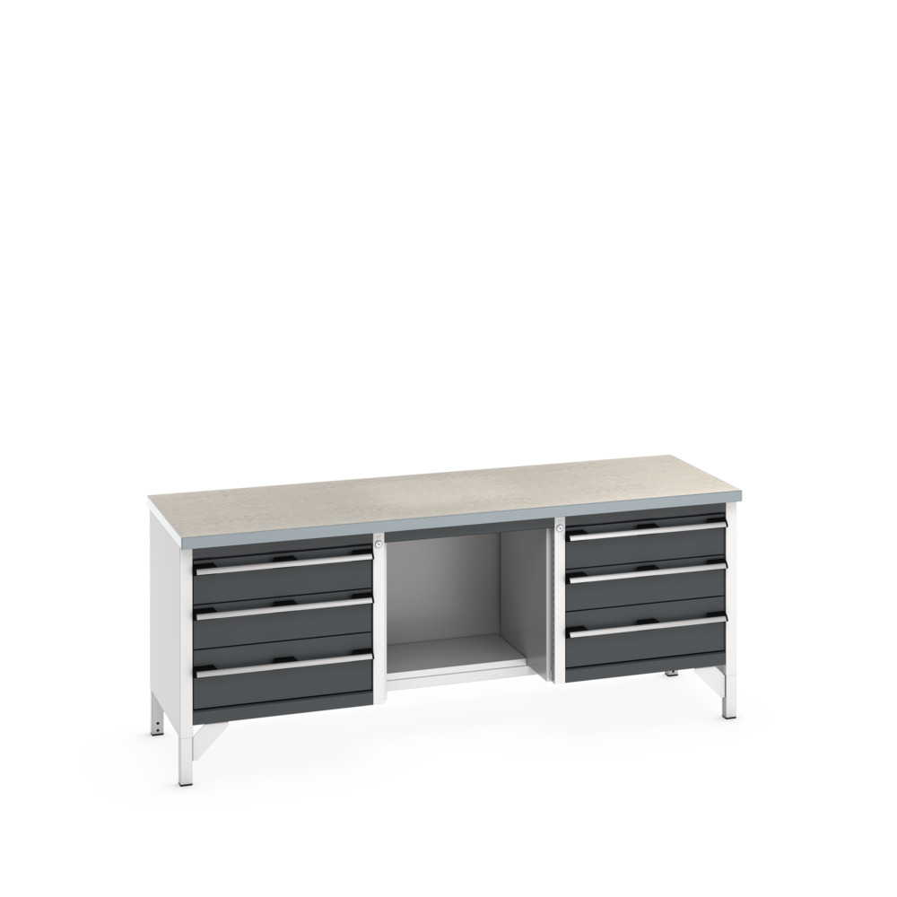 41002075. - Etabli Monobloc KW Cubio 2078-3.9 Lino