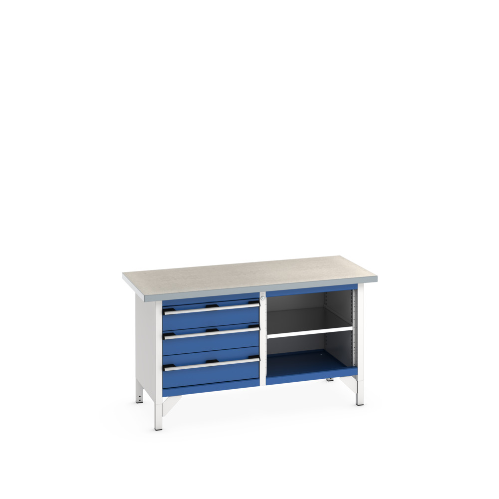 41002167.11V - Etabli Monobloc KW Cubio 1578-3.11 Lino