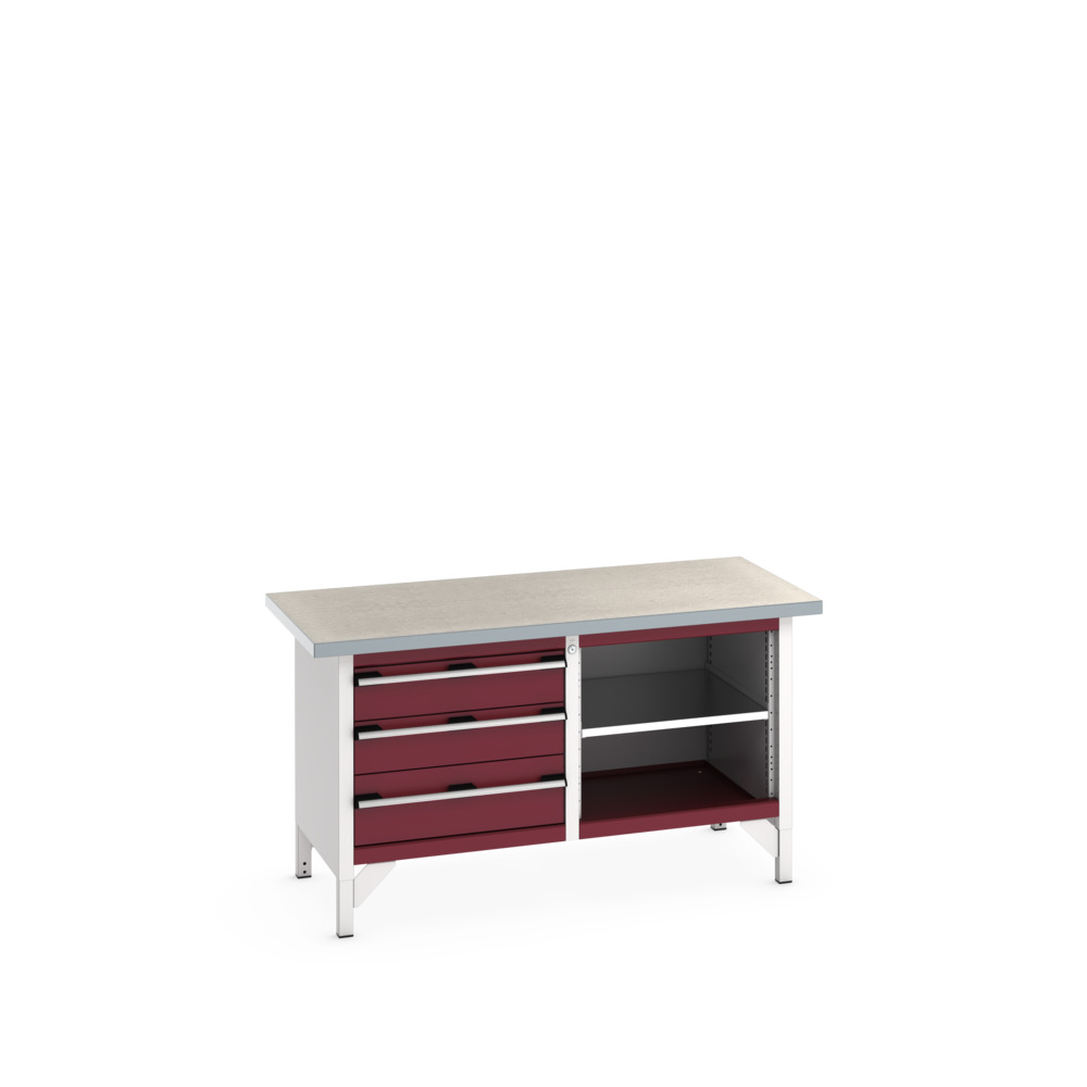41002167.24V - Etabli Monobloc KW Cubio 1578-3.11 Lino