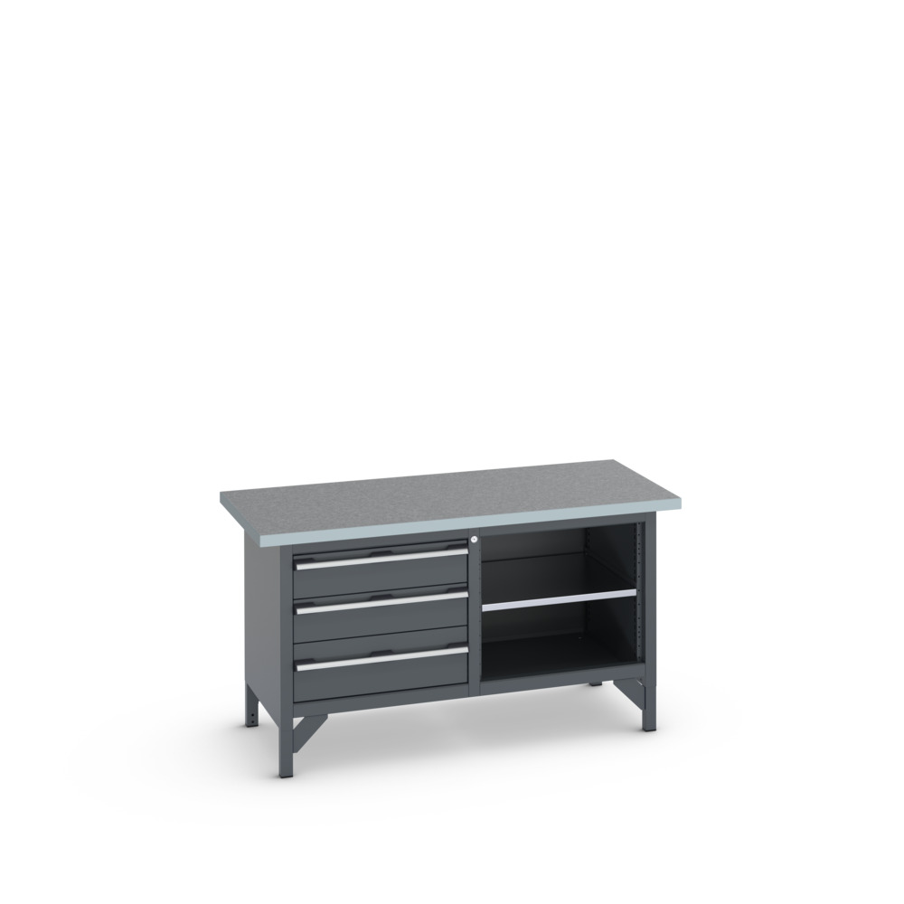 41002167.77V - Etabli Monobloc KW Cubio 1578-3.11 Lino