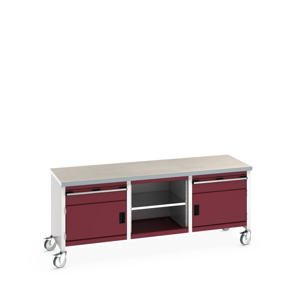 41002123.24V - Etabli Monobl. Mob KWCubio 2078-3.2 Lino