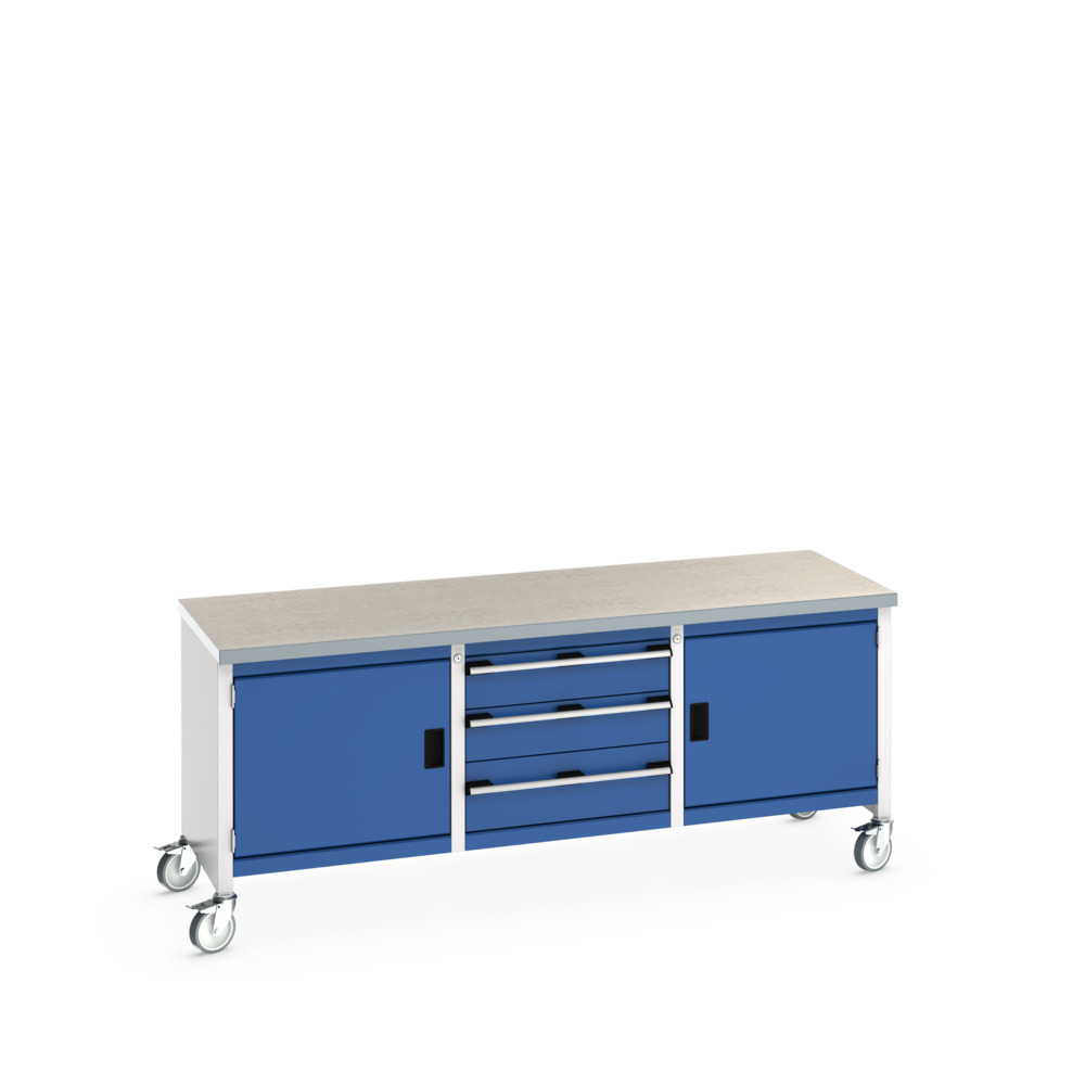 41002126.11V - Etabli Monobl. Mob KW Cubio2078-3.3 Lino