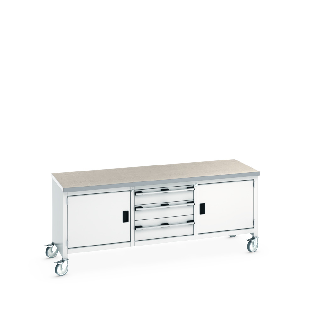 41002126.16V - Etabli Monobl. Mob KW Cubio2078-3.3 Lino
