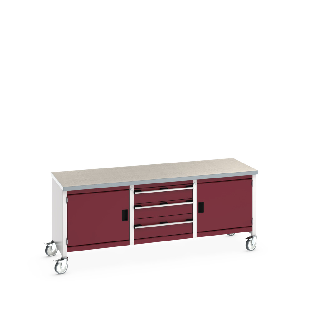 41002126.24V - Etabli Monobl. Mob KW Cubio2078-3.3 Lino