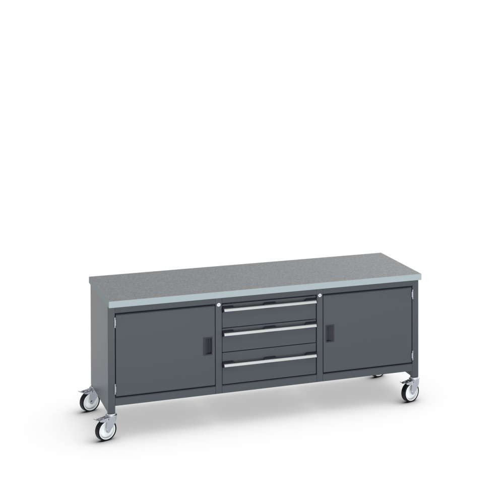 41002126.77V - Etabli Monobl. Mob KW Cubio2078-3.3 Lino