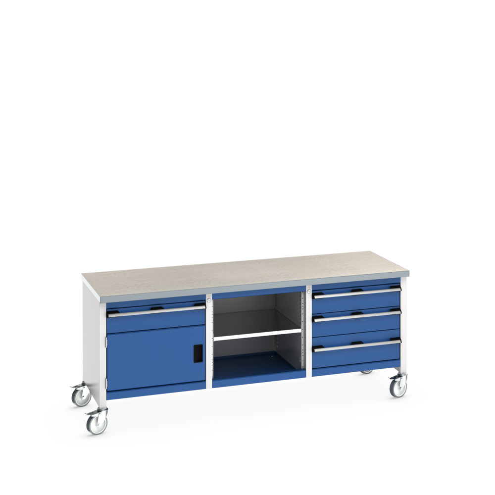 41002129.11V - Etabli Monobl. Mob KW Cubio2078-3.4 Lino
