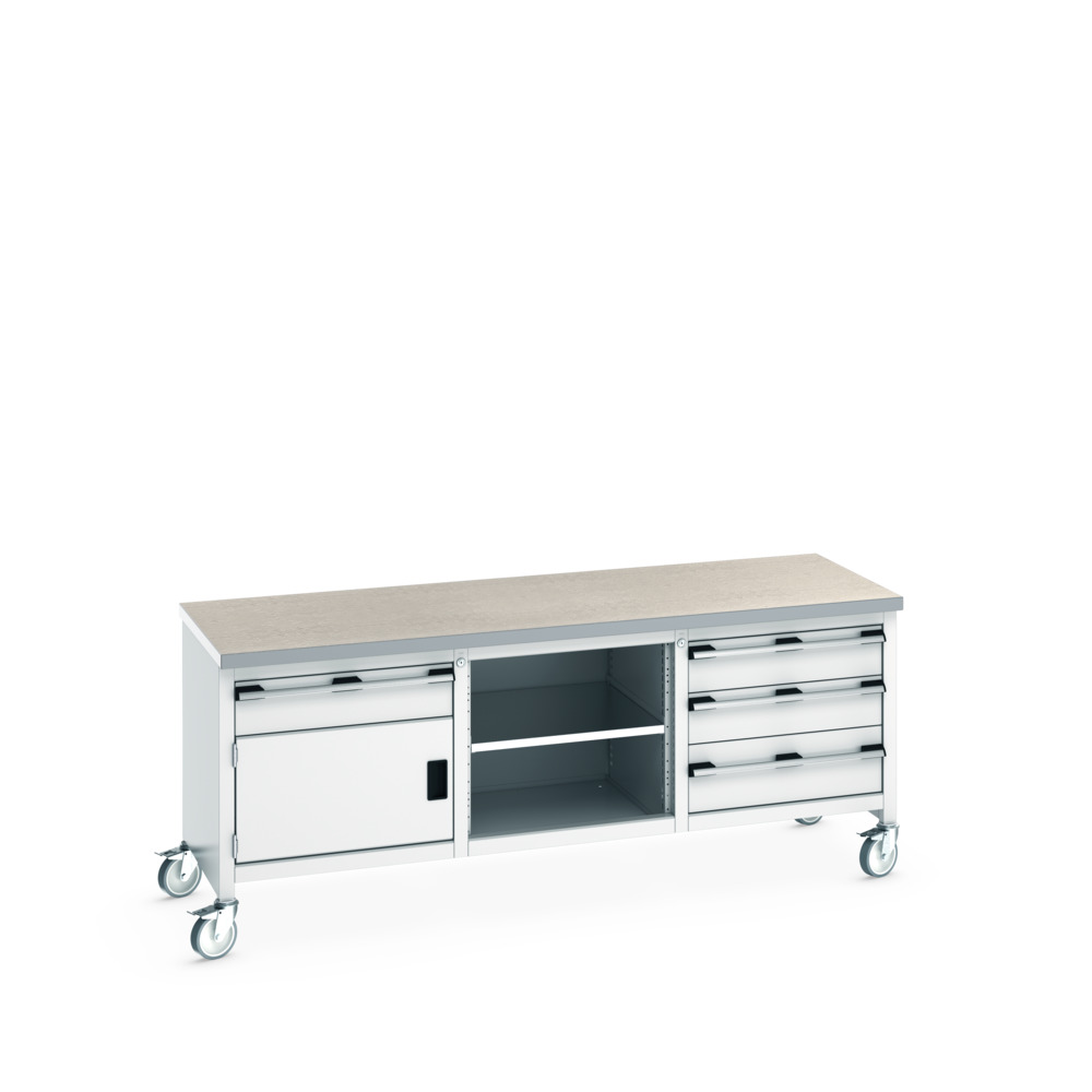 41002129.16V - Etabli Monobl. Mob KW Cubio2078-3.4 Lino