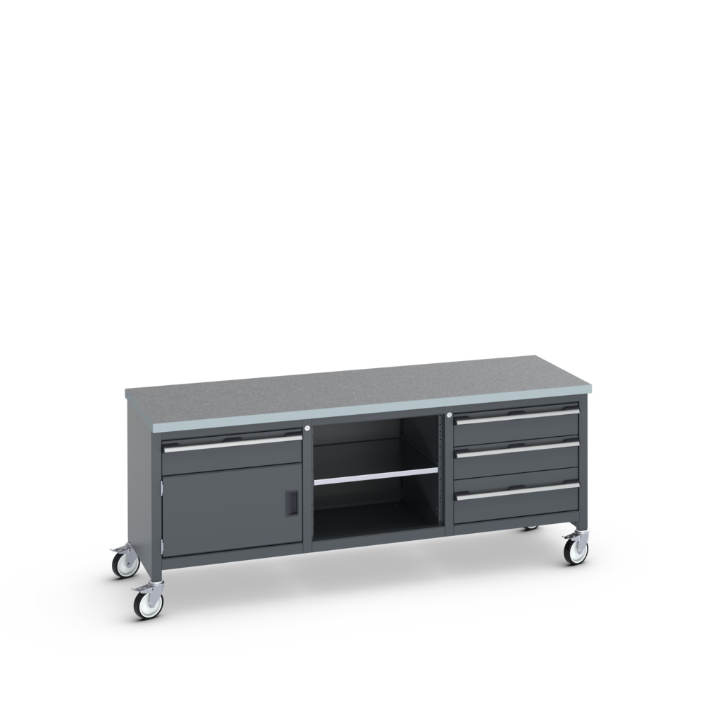 41002129.77V - Etabli Monobl. Mob KW Cubio2078-3.4 Lino