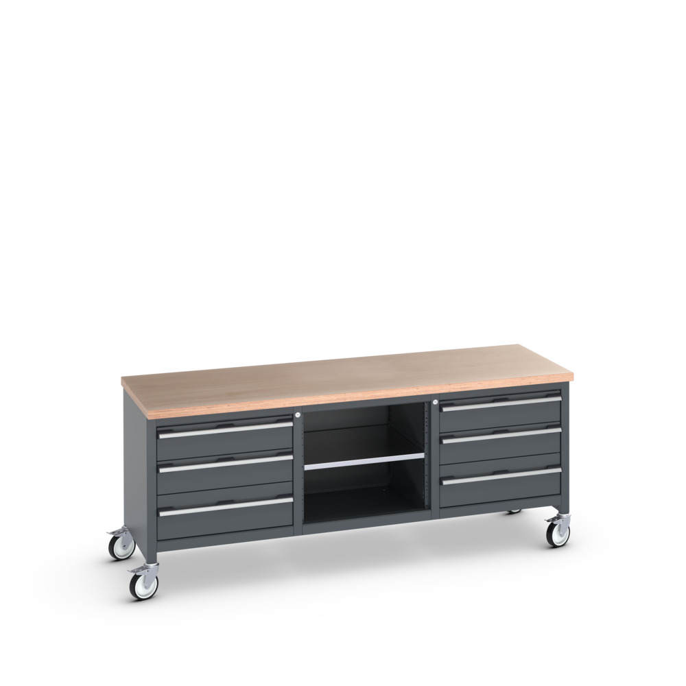 41002130.77V - Etabli Monobl. Mob KW Cubio 2078-1.5 Mpx