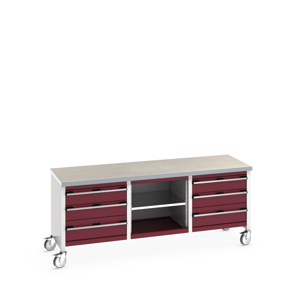 41002132.24V - Etabli Monobl. Mob KW Cubio2078-3.5 Lino