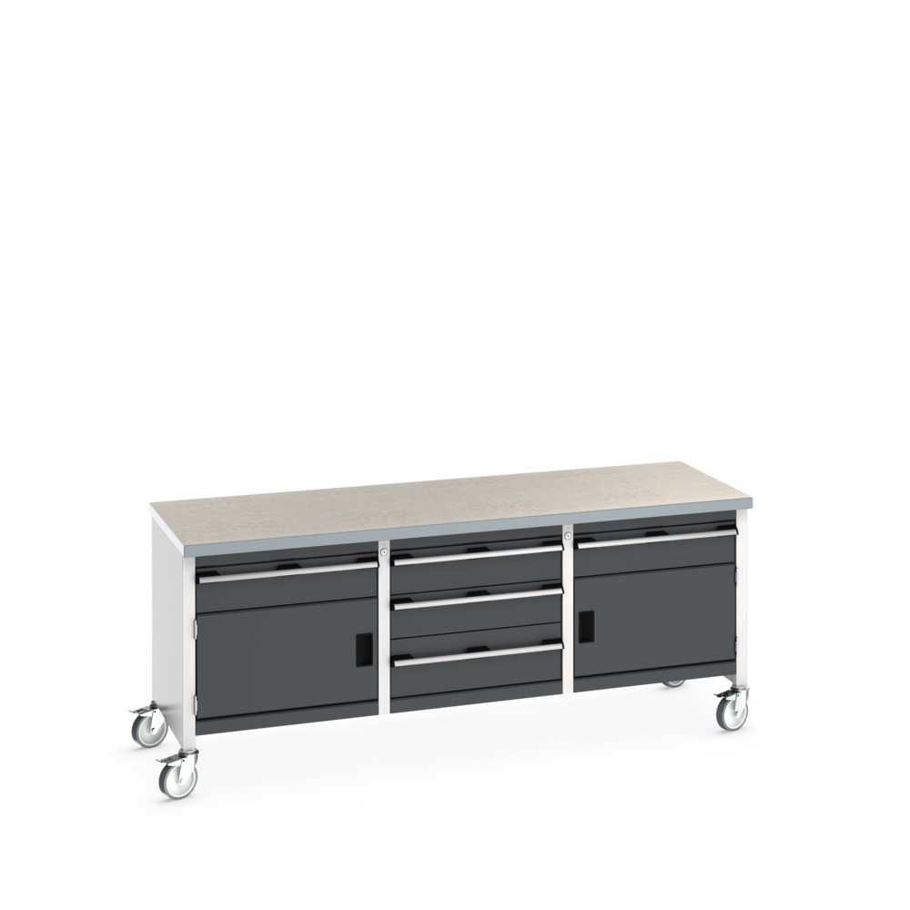 41002135.19V - Etabli Monobl. Mob KW Cubio2078-3.6 Lino